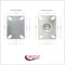 Service Caster 5 Inch Solid Polyurethane Wheel Swivel Top Plate Caster Set with 2 Rigid SCC SCC-20S514-SPUS-TP2-2-R-2 - alternate 4
